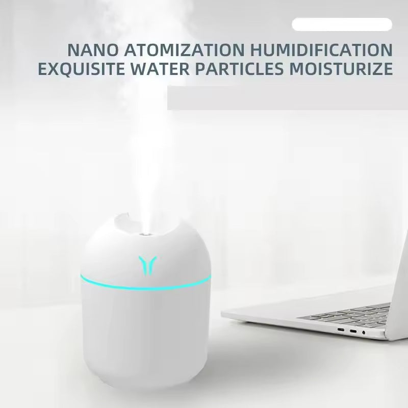 250ML USB Mini Air Humidifier with LED Color Lamp