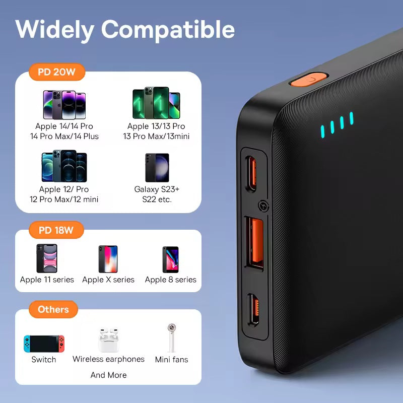 Baseus Airpow 20W Power Bank 10000mAh 20000mAh Fast Charge Powerbank