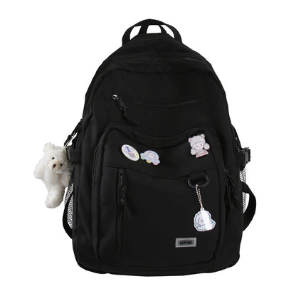 Girls High Capacity Multi-pocket School Bag