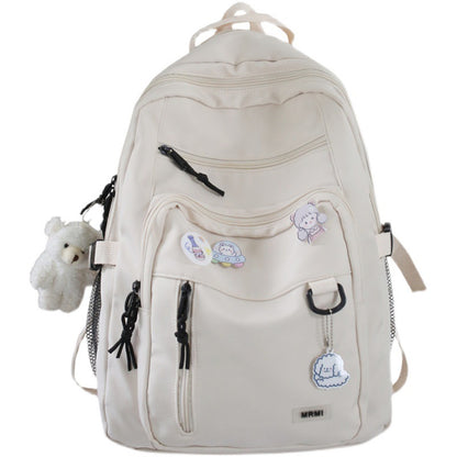 Girls High Capacity Multi-pocket School Bag