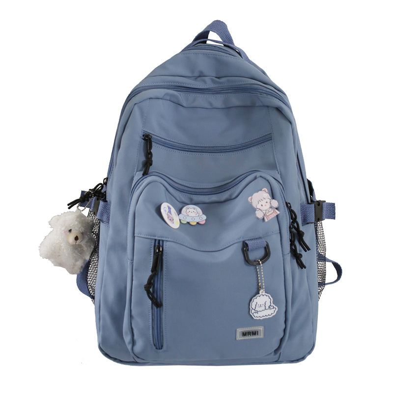 Girls High Capacity Multi-pocket School Bag