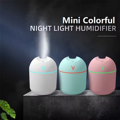 250ML USB Mini Air Humidifier with LED Color Lamp